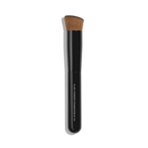 chanel brush 101|LES PINCEAUX DE CHANEL Fluid/Powder Foundation Brush .